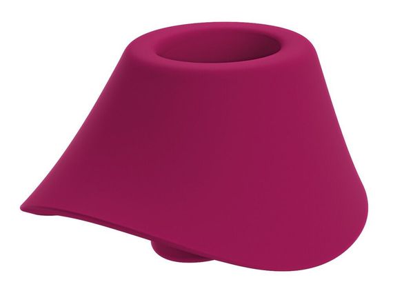 Вагинально-клиторальный стимулятор Womanizer Blend Vibrant Pink, вибрация + вакуум, 2 мотора | Зображення 3