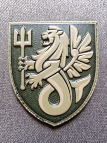 Шеврон 37 ОБМП (гумовий зелений)