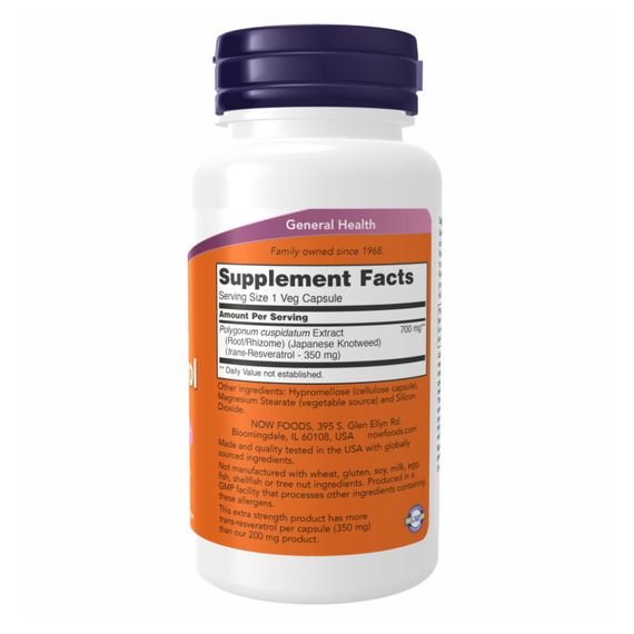 Resveratrol 350mg - 60 vcaps | Зображення 1