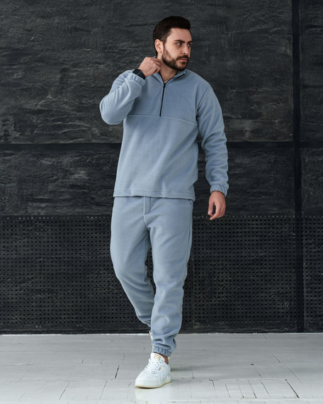 Костюм плюш2 голубой S XL