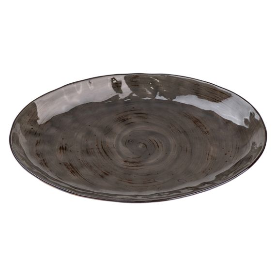 Тарілка порцелянова плоска овальна 35 х 23.5 см сервірувальне блюдо для нарізки Lugi HP23392 | Зображення 4