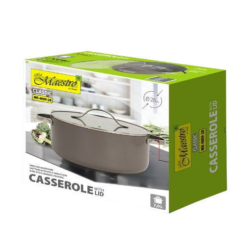 Каструля 7л з кришкою а/п Ceramic MR-4009-28 Maestro | Зображення 4