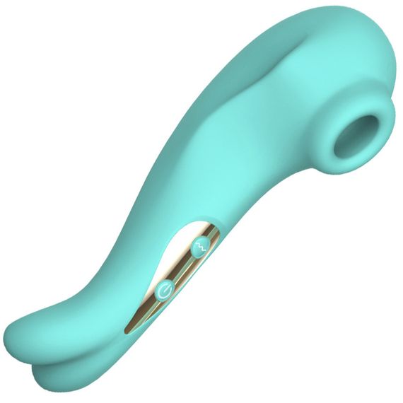 Вакуумний стимулятор клітора Suction Bunny колір бірюзовий Sex Aura
