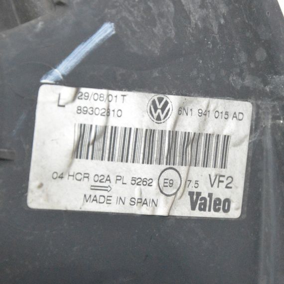Фара ліва Volkswagen Polo III 1999-2001 рестайлінг Фара передня ліва Фольксваген Поло 3 6N1941015AD | Зображення 4