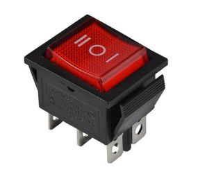 Переключатель KCD2-203 R/B 1 клавиша красная перекидной Ny95500787