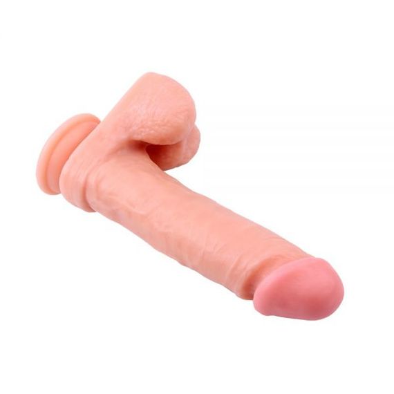 CH63574 Страпон з яєчками RGB Sex Harntss 8,5 " Kyle Korver, Телесный | Зображення 3