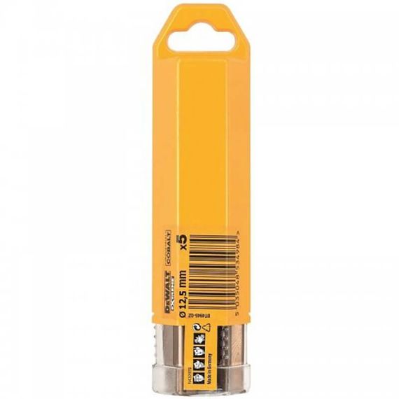Свердло по металу 12,5мм EXTREME INDUSTRIAL COBALT 10шт DeWALT DT4948