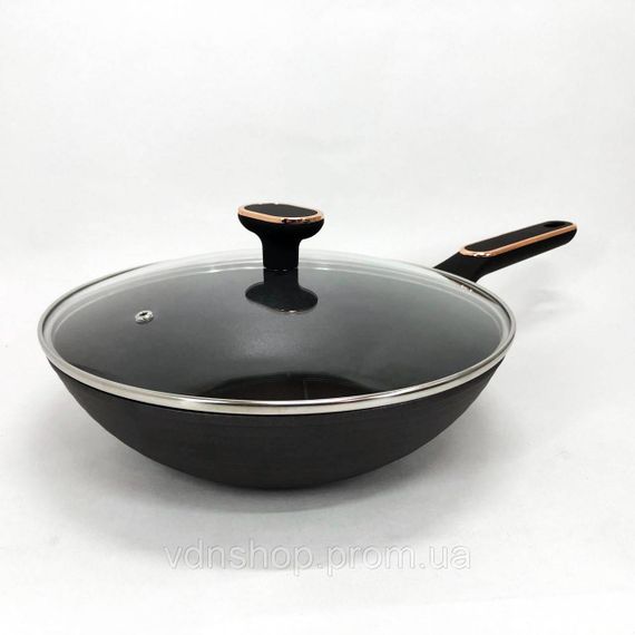 Сковорода для індукційного приготування, Сковорода з ручкою алюміній надовго IU-69 | Зображення 5