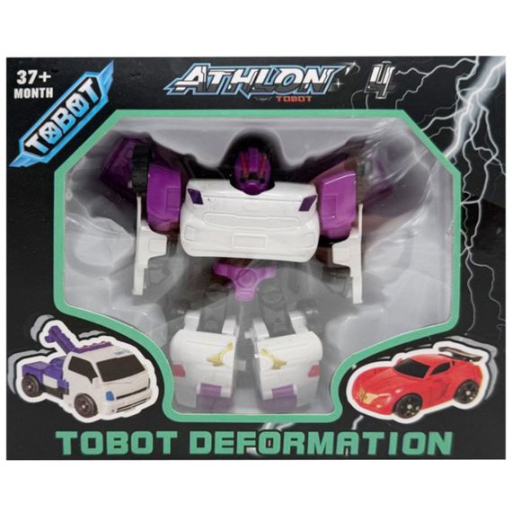 Машинка-трансформер "Tobot 2 в 1" 525-1(Violet-1) пластик