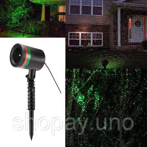 Лазерна установка-проектор Star shower laser light, новорічний проектор | Зображення 1