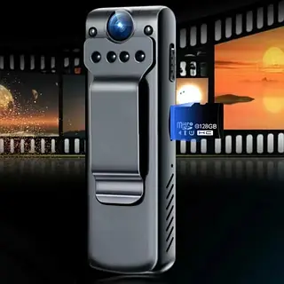 Портативна нагрудна міні-кишенькова камера з кліпсою для одягу 1080P HD нічне бачення NO109-110 | Зображення 3