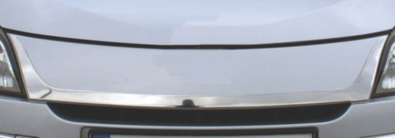 Накладка на решітку 2008-2011 (нерж) для Renault Megane III рр | Зображення 1