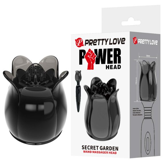 Вібронасадка Pretty Love Power Head Secret Garden Wand Massager Attachment Sex Aura