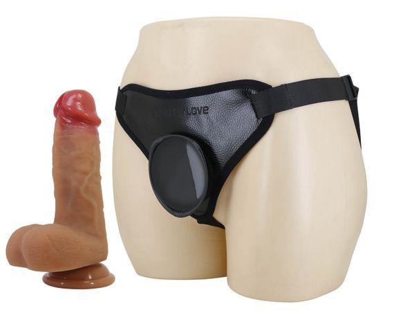 Страпон Pretty Love Fogg 4.7 Silicone Dildo with Harness Briefs Sex Aura