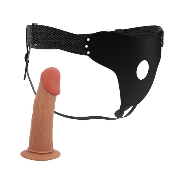 Страпон - Pretty Love Harness Briefs Stark Sex Aura | Зображення 2