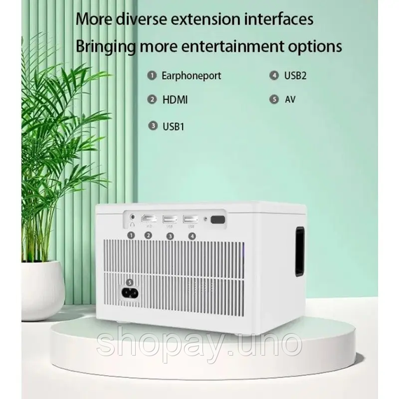 Відео wifi проектор x8 Ultra HD / Домашній кінотеатр | Зображення 1