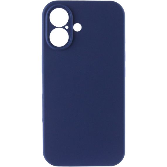Чохол Silk Full Camera Protective (AA) NO LOGO для Apple iPhone 16 (6.1") Синій / Deep navy | Зображення 1