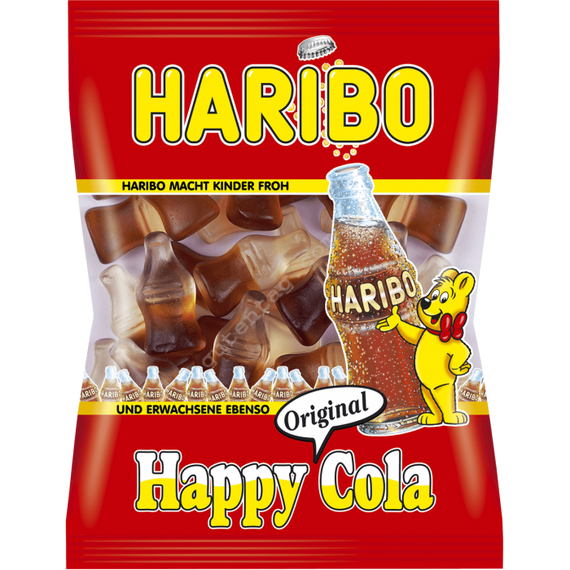 Конфеты желейные Haribo Happy Cola, 200г, Германия, Харибо конфеты жевательные мармеладные