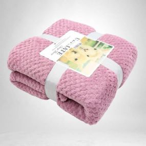 Плед-покривало Blanket 150*200 Рожевий