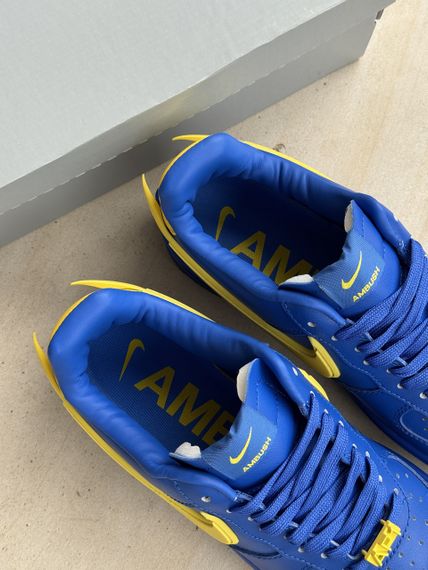 Кросівки Air Force 1 Low x AMBUSH Blue Yellow / аір форсе весна / літо / осінь 0249 | Зображення 2