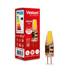 Світлодіодна лампа Vestum G4 1,5W 4500K 12V 1-VS-8108