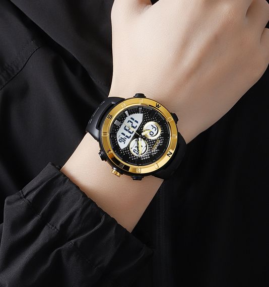 Чоловічий годинник Skmei 2014GDWT Gold-White | Зображення 2