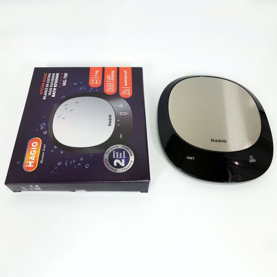 Ваги кухонні MAGIO MG-780 водонепроникні, ваги для кондитера, кухонні ваги міні | Зображення 8