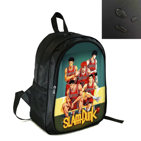 Рюкзак городской/школьный 38×28см с принтом Аниме Коронный бросок/Slam Dunk детский, подростковый, мужской, женский (4117)