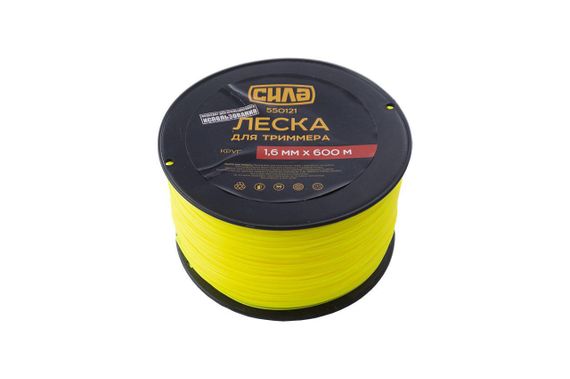 Волосінь для тримера 2,4 мм круг 450 м СИЛА 5501251