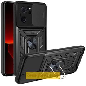 Чохол Ummi Camshield Serge Ring для Xiaomi Poco X6 / Note 13 Pro 5G Чорний