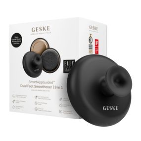 Набір для догляду за стопами з ручкою GESKE Dual Foot Smoothener 9в1 starlight, Сірий