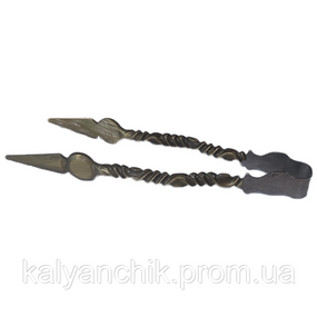 Щипці для вугілля кальяну золоті