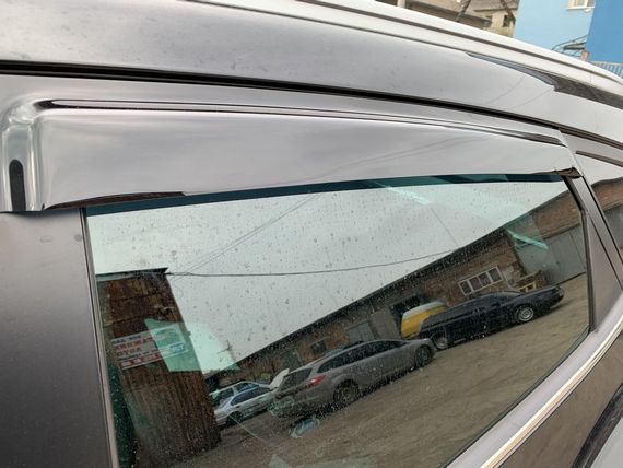 Вітровики (4 шт, HIC) для Hyundai IX-35 2010-2015 рр | Зображення 2