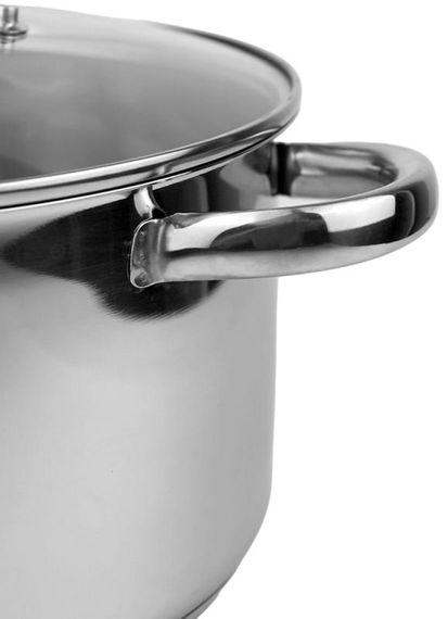 Каструля індукційна Ofenbach Casserole із нержавіючої сталі 5.5л зі скляною кришкою | Зображення 3