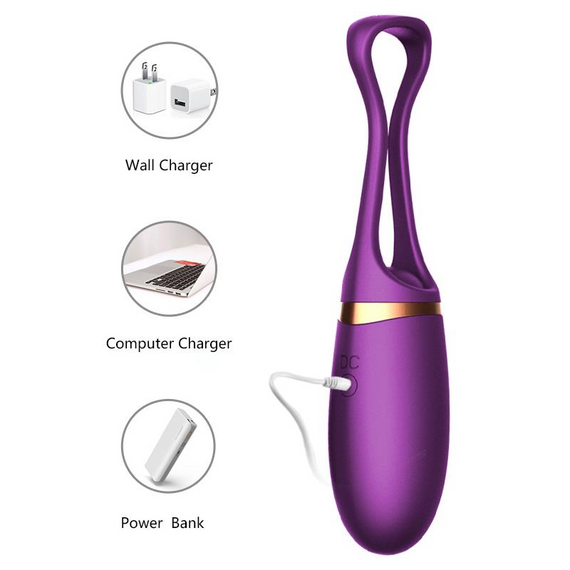 Віброяйце з пультом дистанційного керування - Vibrating Silicone Love EGG USB, BS6300002 Sex Aura | Зображення 7