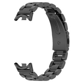 Металлический ремешок Mijobs для фитнес браслета Xiaomi Smart Band 10 - Black