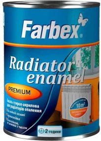 Емаль акрилова для радіаторів опалення ТМ "Farbex" -0,75 л