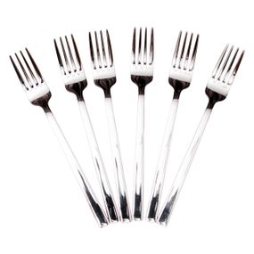 Набір десертних виделок 6 предметів 16 (см) Срібло HP-8-25