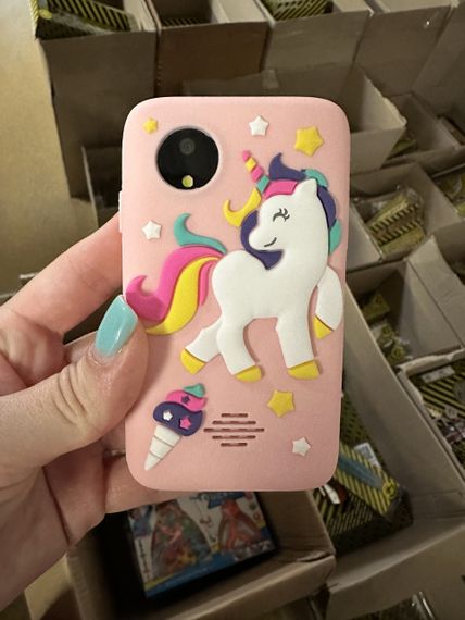Інтерактивна іграшка смартфон "KidPhone Pony" з камерою та іграми (рожевий/фіолетовий) | Зображення 2