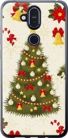 Чохол на Nokia 8.1 Новорічна ялинка із силікону FCh_007093