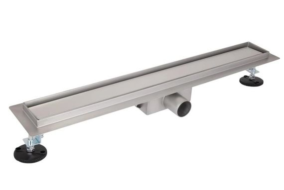 Линейный трап Qtap Taurus Tile900 из нержавеющей стали с сухим затвором под плитку QTTAUTILE900