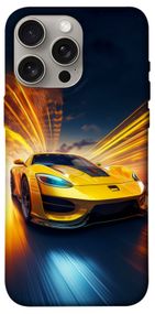 Чохол з картинкою Yellow Porsche для Apple iPhone 15 Pro Max (6.7")
