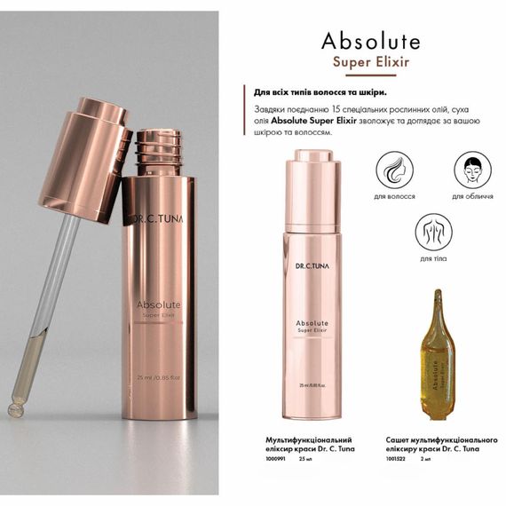 Набор мультифункциональных эликсиров красоты Farmasi Absolute Super Elixir Dr. С. Tuna | Зображення 4