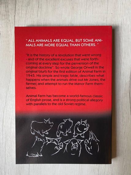 Animal Farm / Колгосп тварин — George Orwell, англійською мовою, антиутопія, м’яка обкладинка | Зображення 1