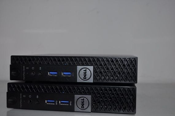 Неттоп Dell OptiPlex 3046 Micro USFF / Intel Core i5-6500T (4 ядра по 2.5 - 3.1 GHz) / 16 GB DDR4 / 500 GB SSD / Intel HD Graphics 530 / Блок питания / Windows 11 Pro б/в + Подарунок USB-накопичувач 32 ГБ | Зображення 2