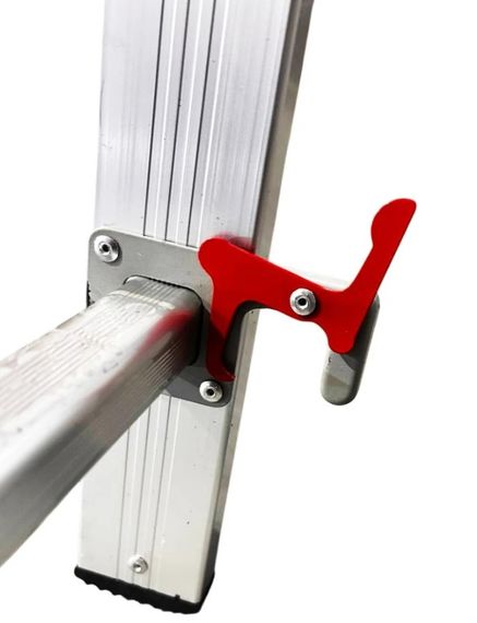 Драбина алюмінієва трисекційна GTM KME309 3x9 сходинок 2.45-5.69м (KME309) (39946) | Зображення 5