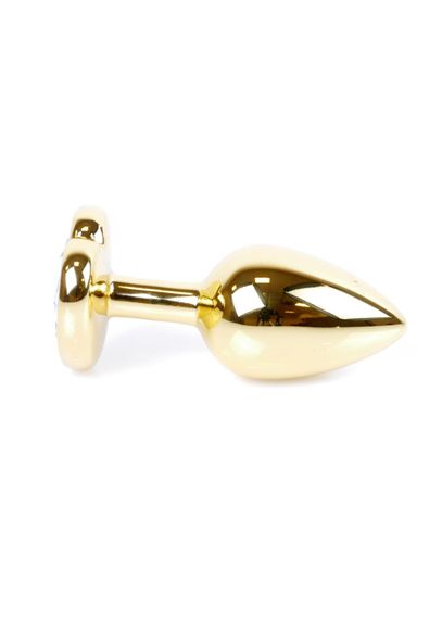 Анальна пробка - Jewellery Gold Heart Plug - Red | Зображення 4