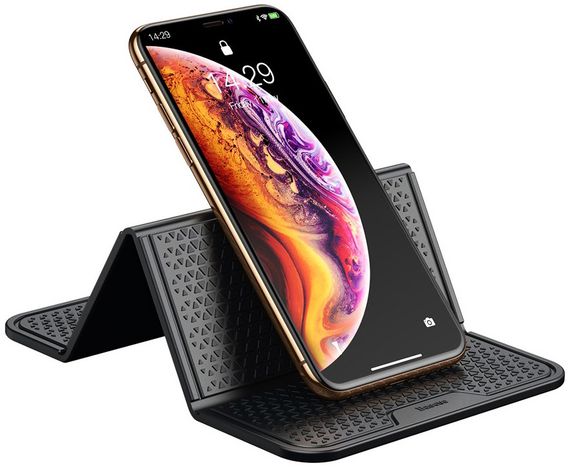 Антискользящий складной коврик на торпедо Baseus Folding Bracket Antiskid Pad Black SUWNT-01 Черный | Зображення 3
