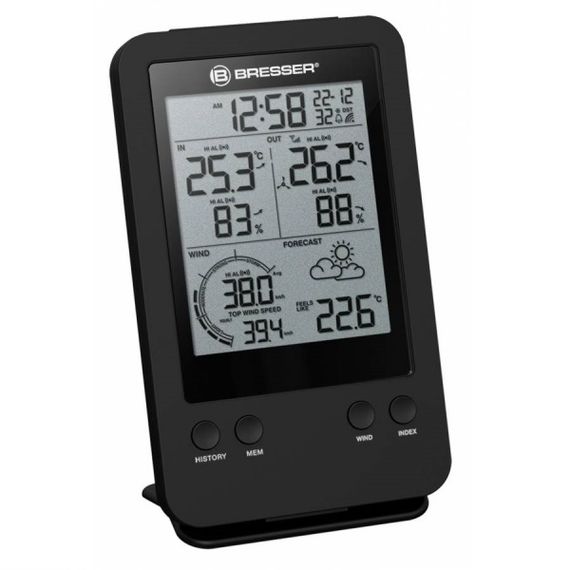 Метеостанція Bresser 3-in-1 Profi Wind Gauge Black (7002531) | Зображення 1