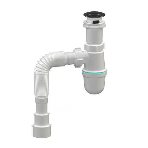 Раковина накладна Adamant FLATE 80, прямокутна, з сифоном Click-Clack + змішувач (4824296207801) | Зображення 7